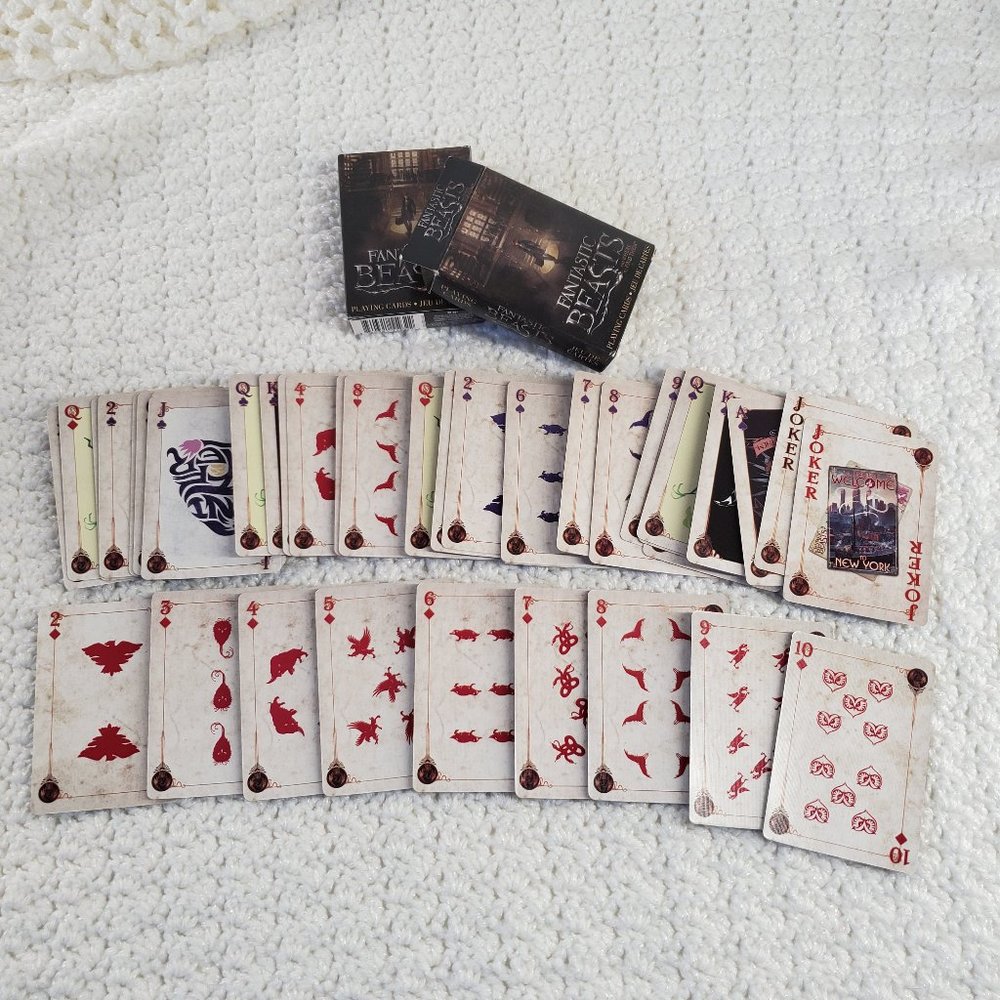 Fantastic Beasts Playing Cards - 2 Decks
